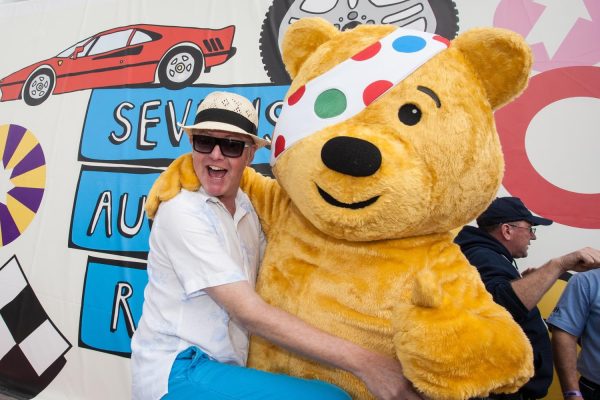 Chris Evans and Pudsey - raising funds for BBC Children in Need