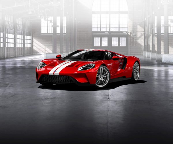 Ford GT in red
