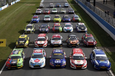 The 2014 BTCC grid
