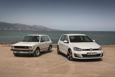 Volkswagen Golf GTI Mk1 and Mk7